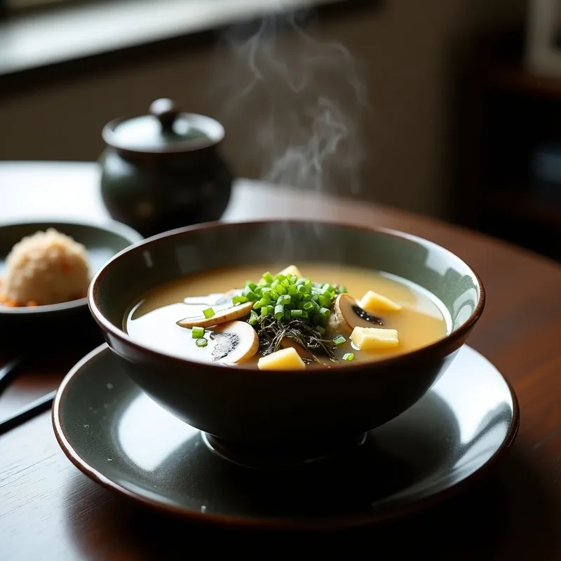 Sopa de Miso con Hongos Oyster y Sake: Receta Japonesa Reconfortante en 20 Minutos