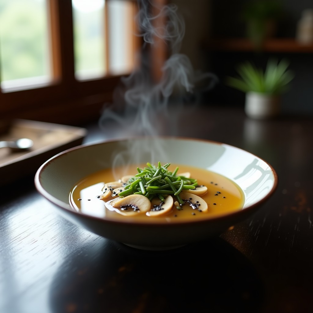 Sopa de Misos con Hongos Shiitake y Espárragos: Receta Japonesa Desintoxicante en 20 Minutos