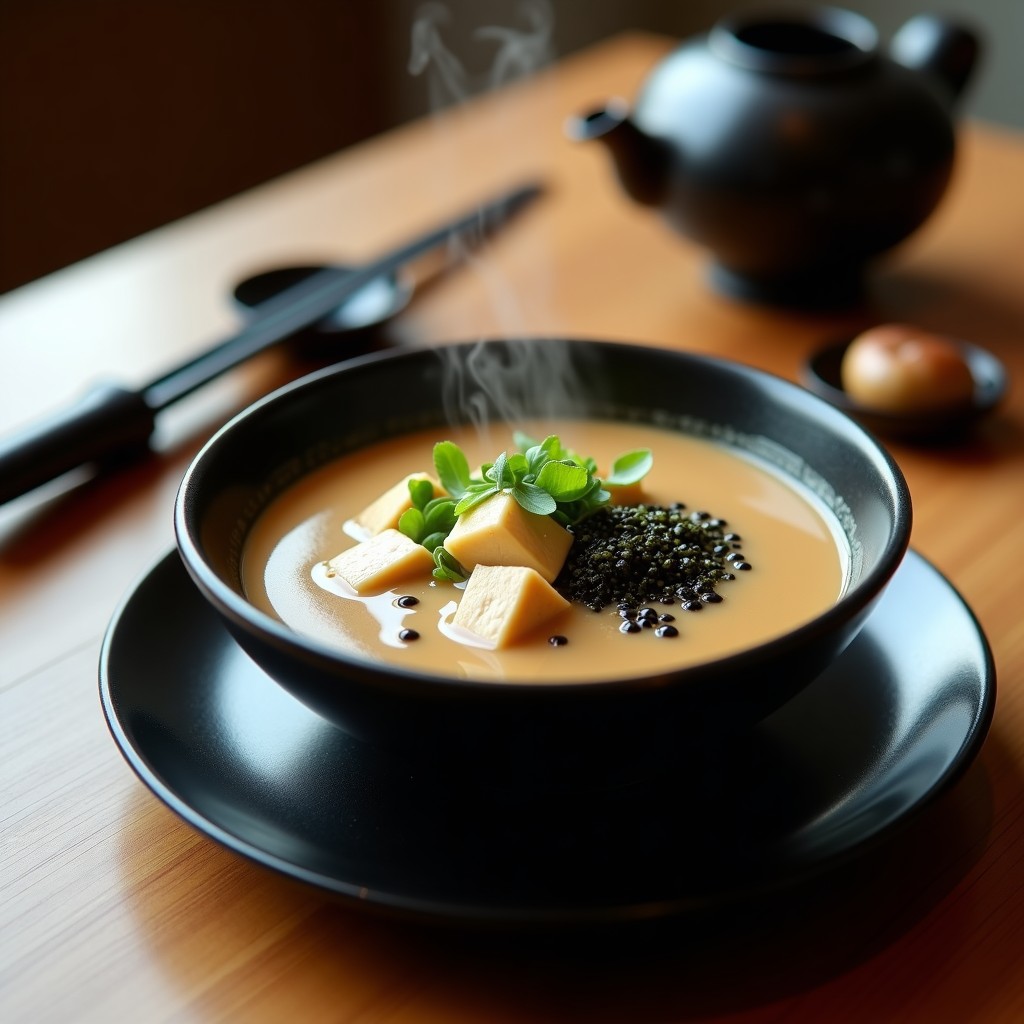 Sopa de Misos y Hongos Shimeji: Receta Japonesa Reconfortante en Olla Express