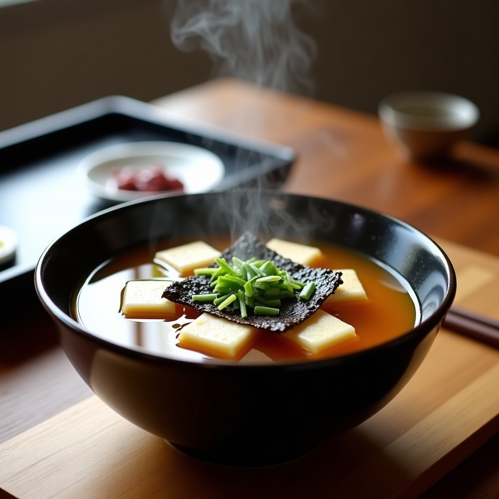 Sopa de Misozuki con Tofu Ahumado y Rábanos Daikon: Receta Japonesa de Invierno en 20 Minutos