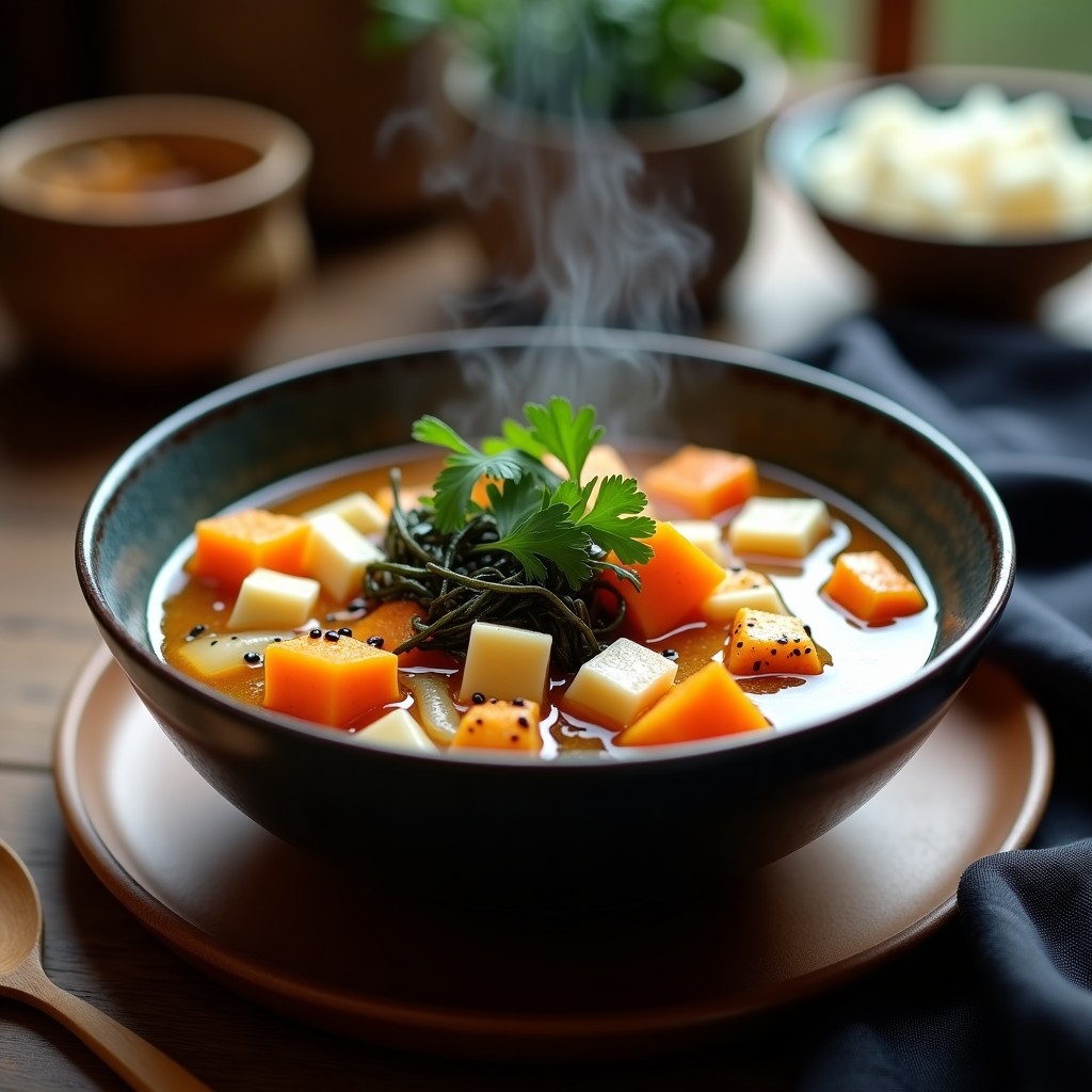 Sopa Misso de Verduras y Tofu: Receta Japonesa Reconfortante y Sin Gluten