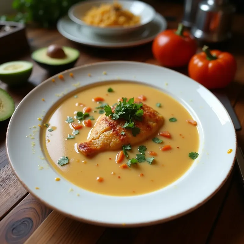 Sopa Paraguaya de Pescado: Receta Tradicional Ky Sopará con Leche de Coco