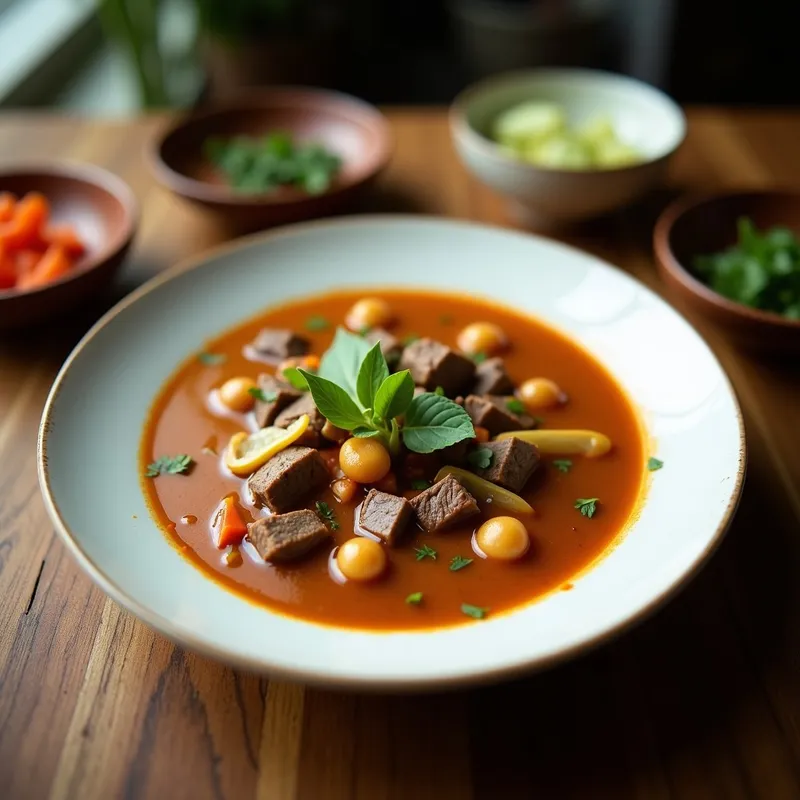 Sopa Thai de Ternera y Coco: Receta en Olla Express con Sabor Auténtico en 25 Minutos
