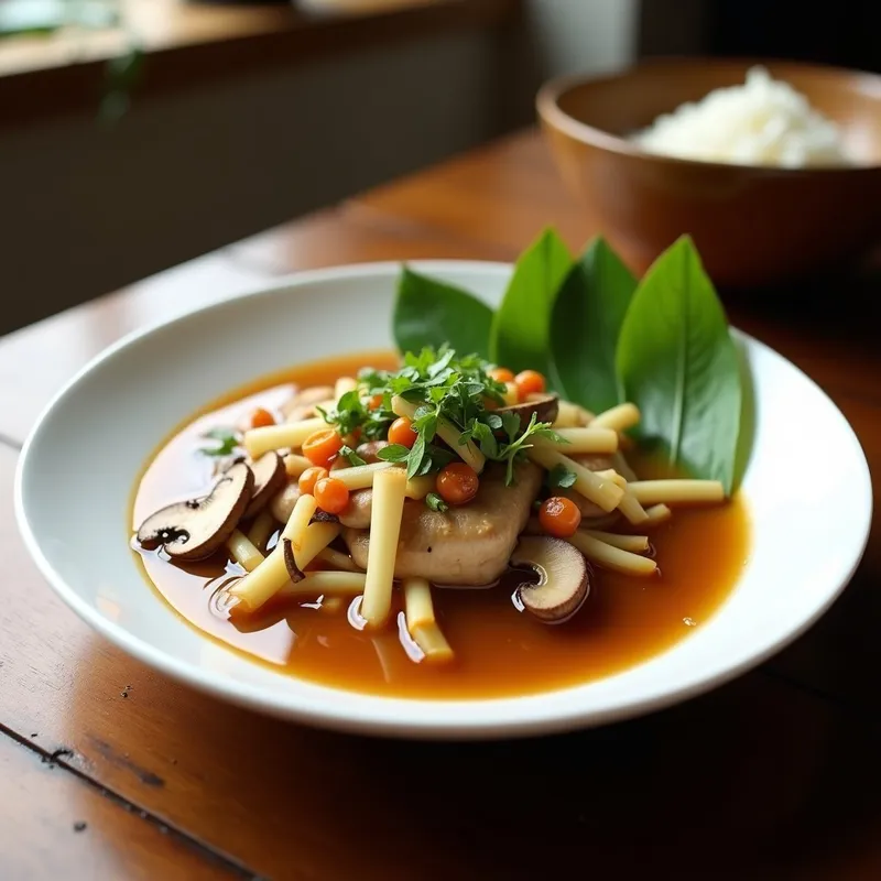 Sopa Thai Tom Yum con Hongos Shitake: Receta Auténtica en Airfryer y Sin Gluten