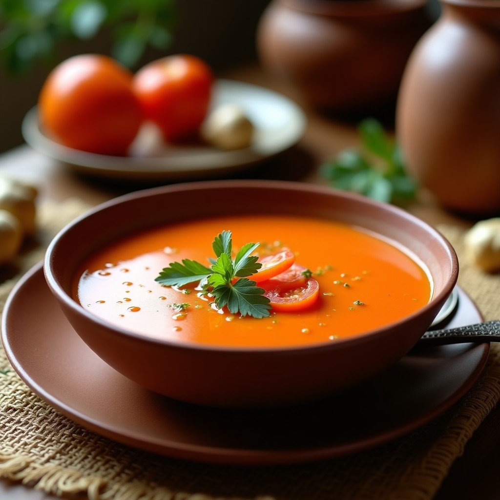 Sopa de Tomate de Árbol y Jengibre: Receta Peruana Antioxidante en Olla Express