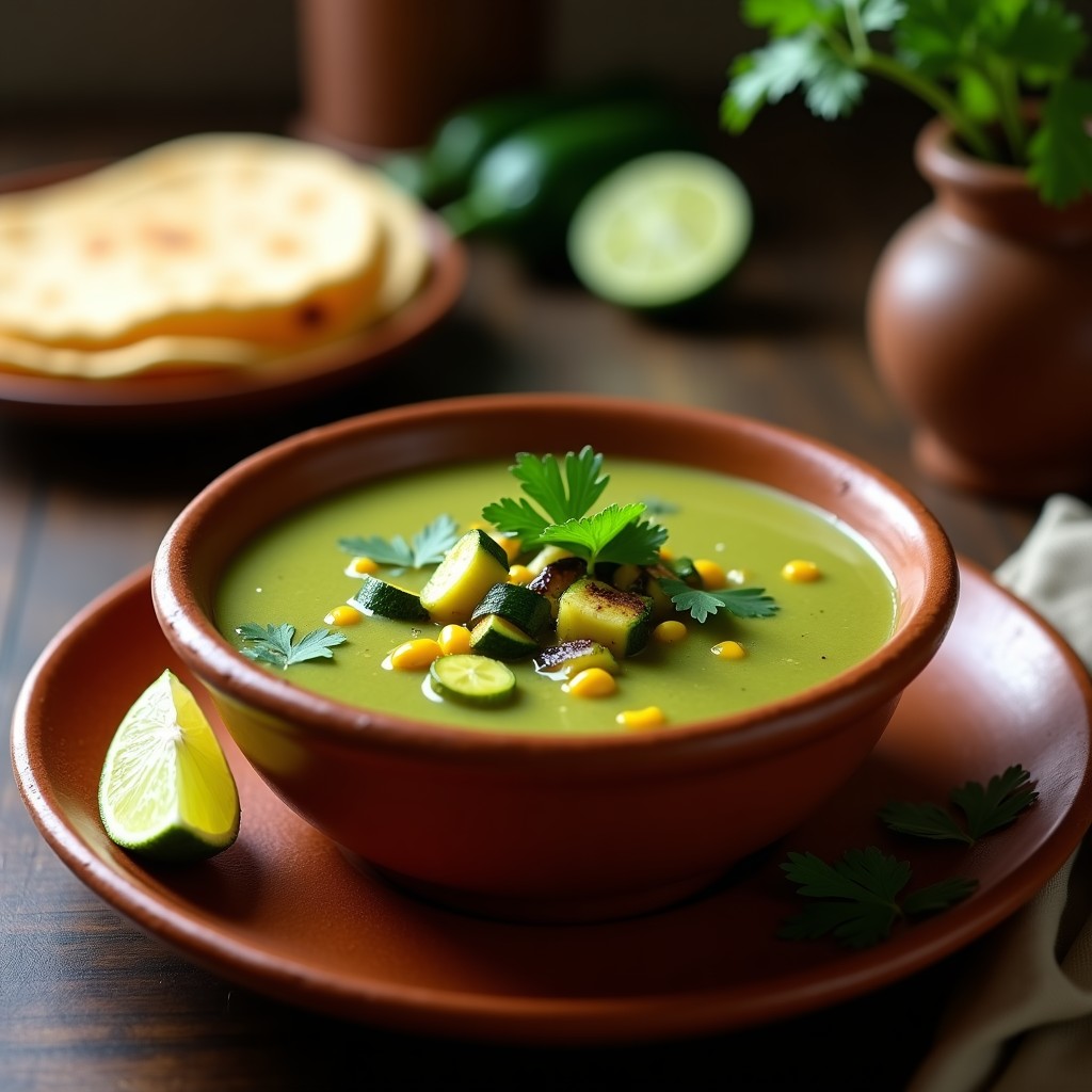 Sopa de Tomatillo y Chile Verde: Receta en Airfryer con Sabor Mexicano Auténtico