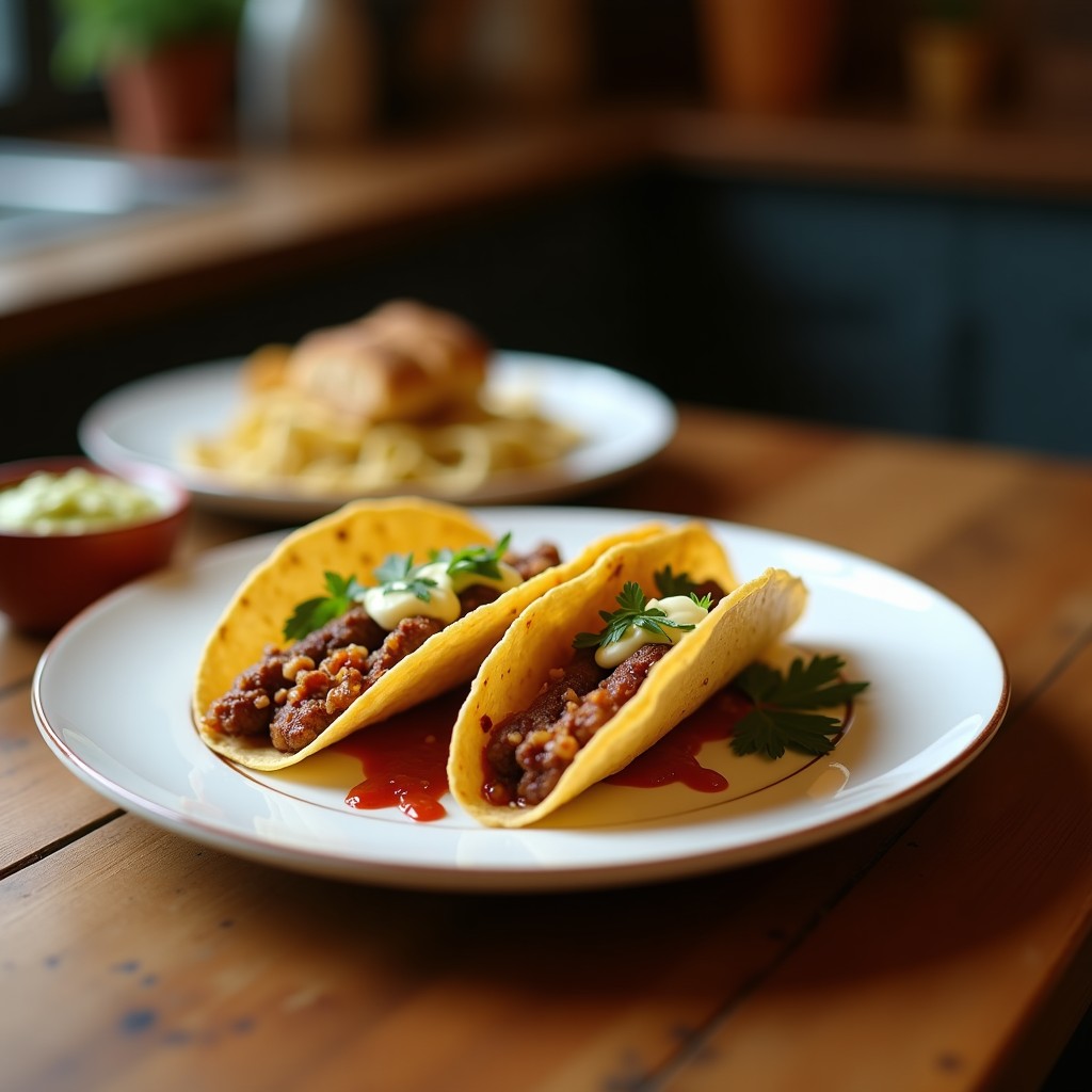 Tacos de Chorizo de Hongos Oyster y Queso Panela: Receta Mexicana en Sartén Sin Aceite