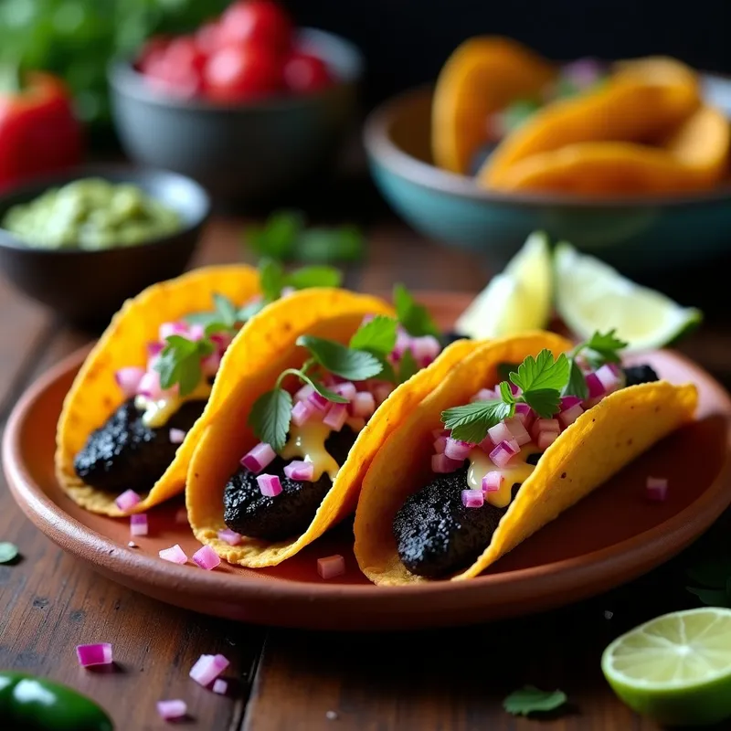 Tacos de Huitlacoche con Queso Panela: Receta en Airfryer Crujiente y Tradicional