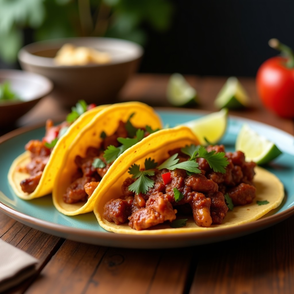 Tacos Jamaicanos Jerk de Pollo en Airfryer: Receta Ultraaromática en 25 Minutos