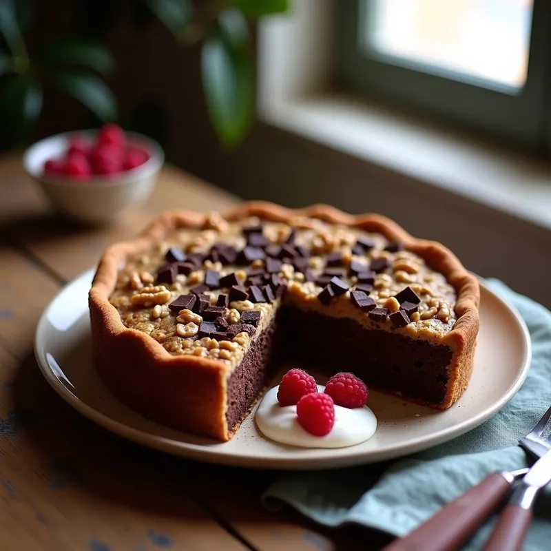 Tarta de Chocolate y Avena: Sin Harina y Alta en Proteína