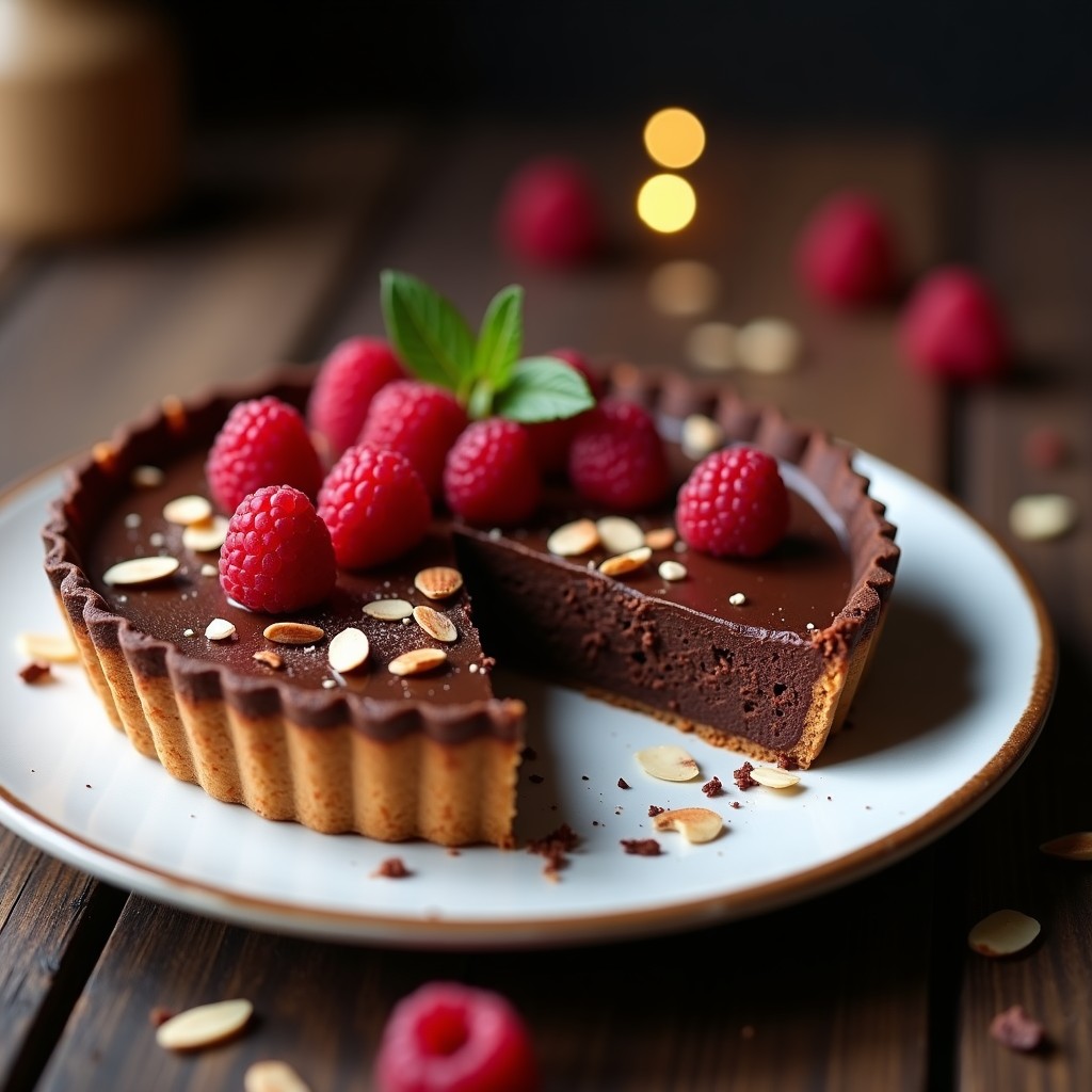 Tarta de Chocolate y Garbanzos: Postre Vegano y Sin Harina en 25 Minutos