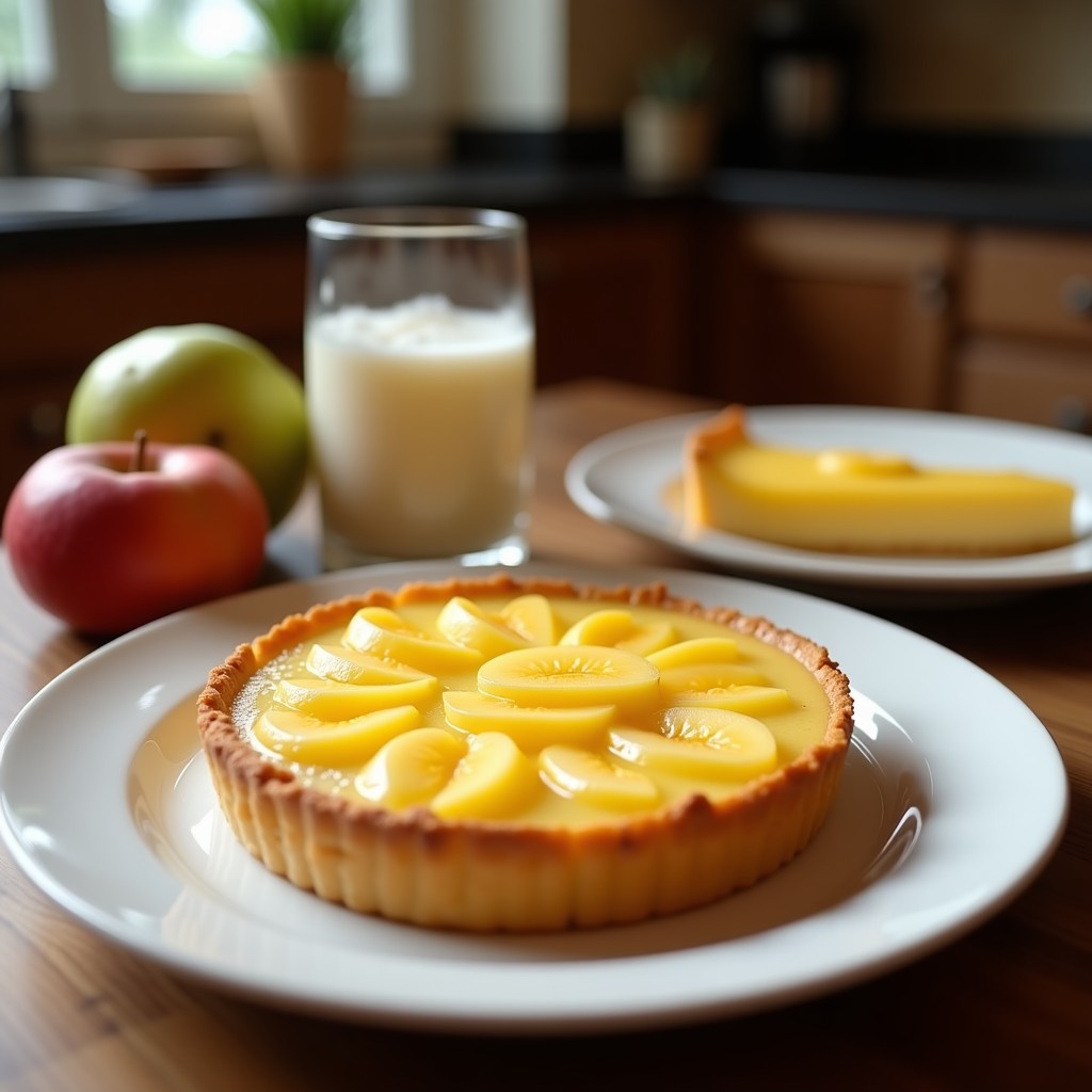 Tarta de Manzana Invisible Francesa con Crema de Almendra: La Receta Más Elegante y Fácil