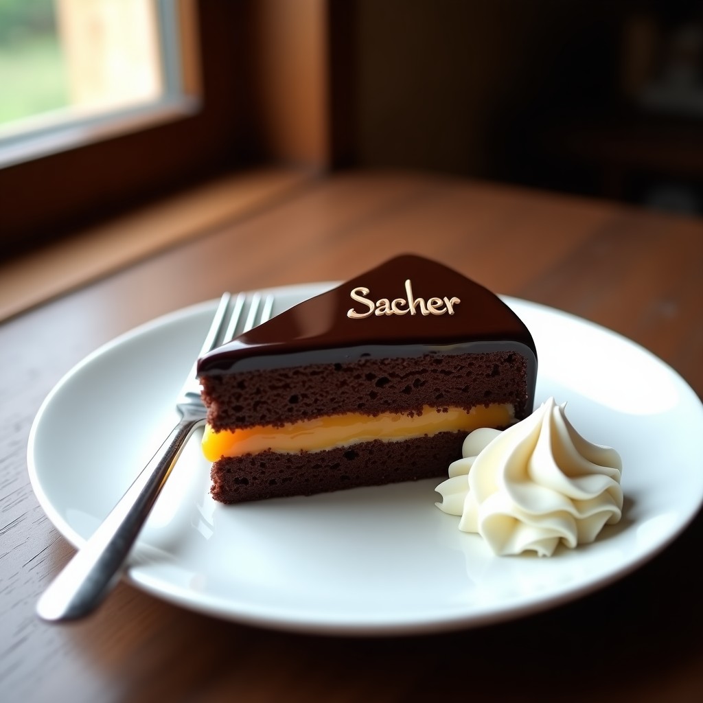 Tarta Sacher casera con mermelada de albaricoque y ganache de chocolate, receta fácil y auténtica