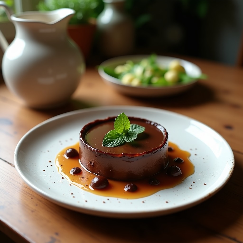 Tartaleta de Chocolate y Algas Nori: Postre Vegano con Toque Umami y Sin Horno
