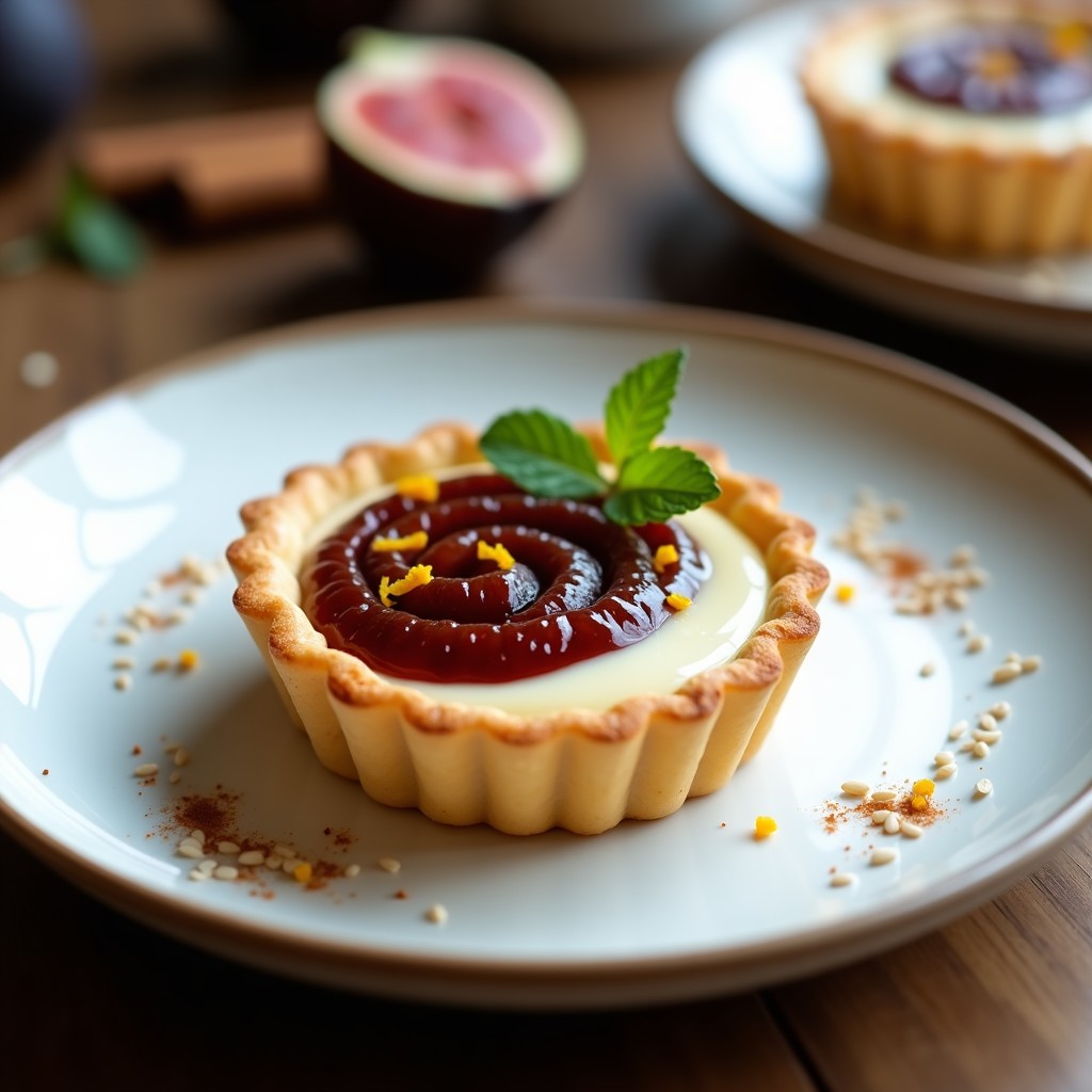Tartaleta de Queso Vegano y Mermelada de Higo: Receta en Thermomix Sin Horno y Sin Lácteos