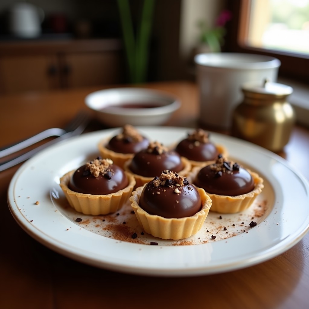 Tartaletas de Chocolate y Pasta de Dátiles: Postre Vegano Sin Horno y Sin Azúcar en 20 Minutos