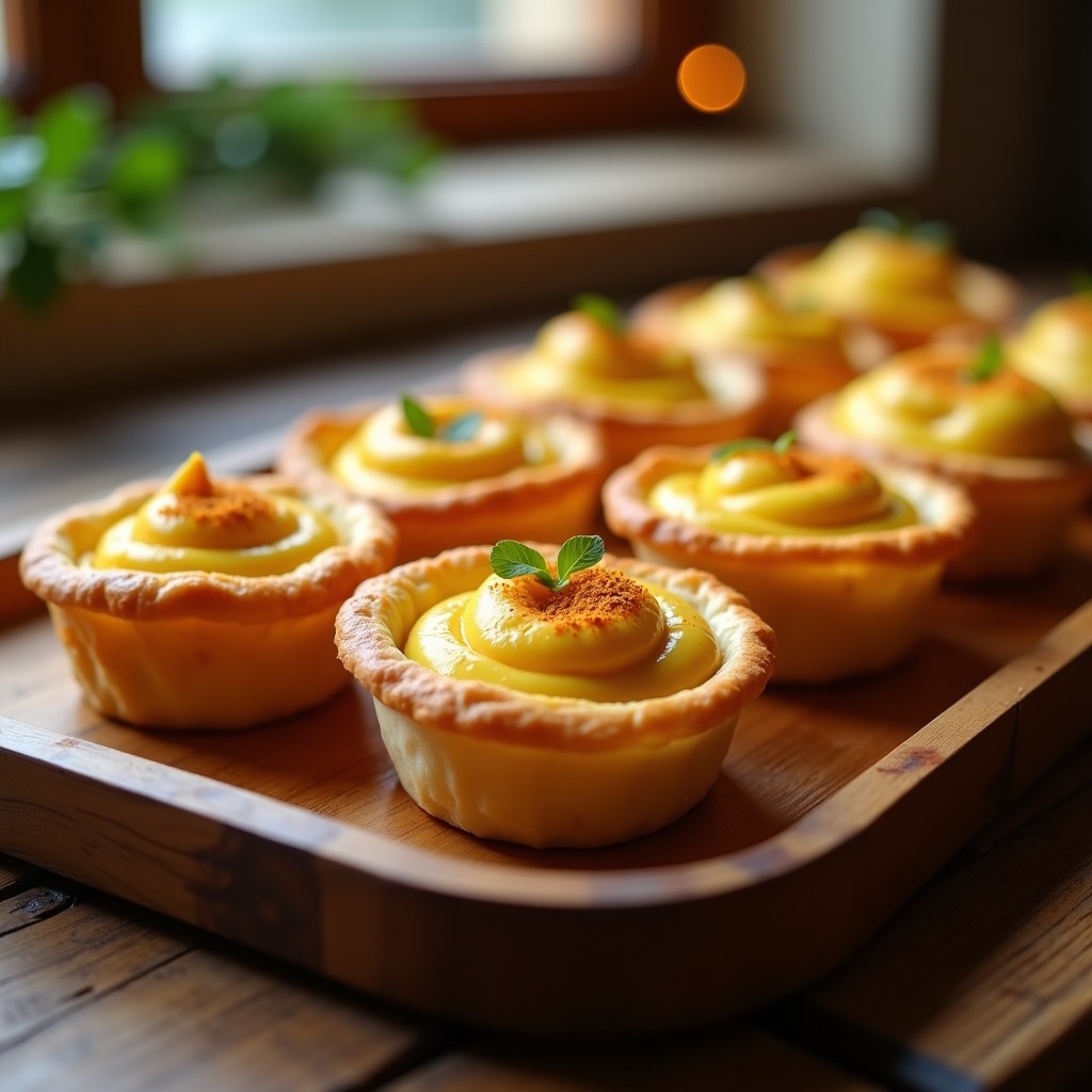 Tartaletas de Hojaldre Sin Gluten con Relleno de Pollo al Curry: Receta Francesa para Fiestas