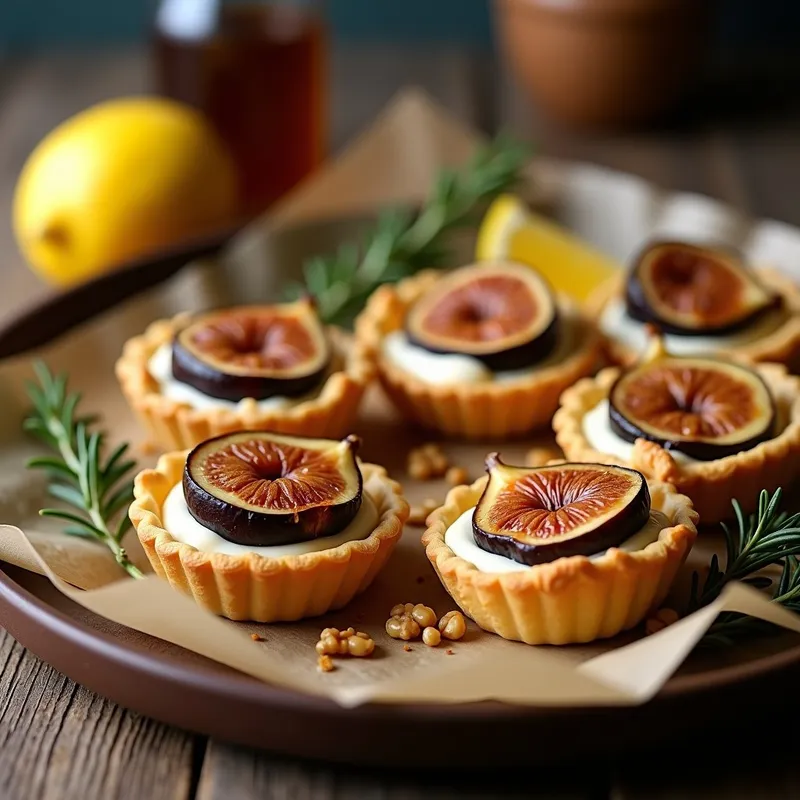 Tartaletas de Queso de Cabra y Higos Caramelizados: Receta en Horno con Toque Dulce-Salado