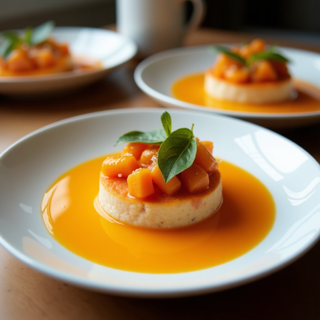 Tartar de remolacha y naranja en copa de cristal, con trozos vibrante de remolacha rosa, gajos de naranja sanguina y cilantro fresco, servido sobre fondo blanco.