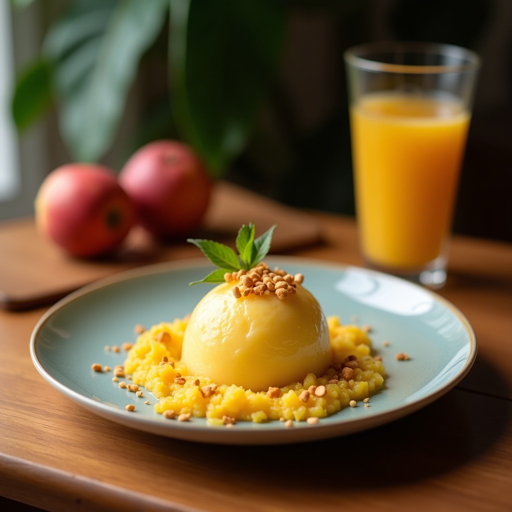 Té Helado de Maracuyá y Hierbabuena: Bebida Tropical Refrescante y Sin Cafeína