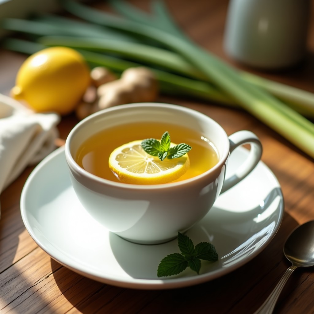 Té de Jengibre y Lemongrass con Miel de Agave: Bebida Desintoxicante y Antiinflamatoria