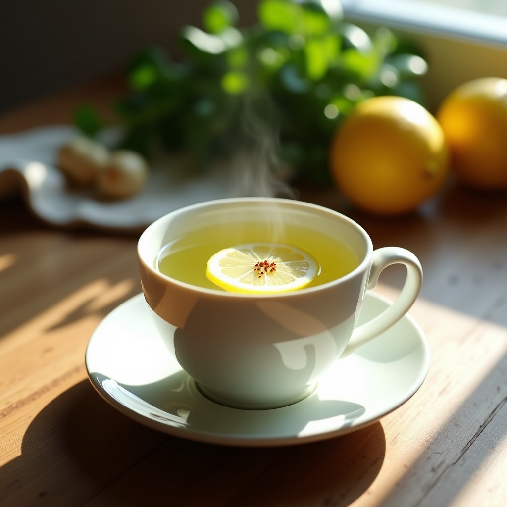 Té verde con Jengibre y Limón: Infusión Detox para Quemar Grasas