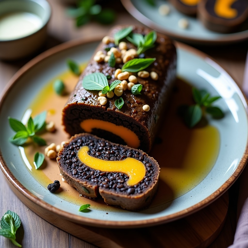 Terrina de Lentejas Beluga y Calabaza: Receta Vegana Sin Horno con Toque Ahumado