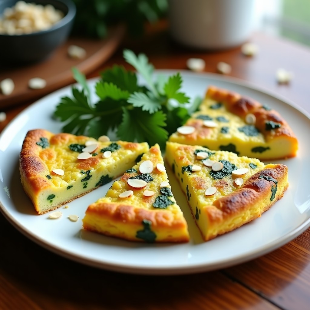 Tortilla de Calabacín y Queso de Almendras: Receta Sin Lácteos en Airfryer