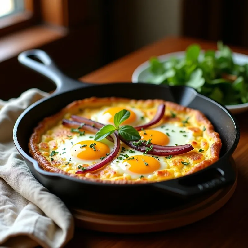 Tortilla Campera Argentina: Receta Tradicional con Papas y Huevos Esponjosos