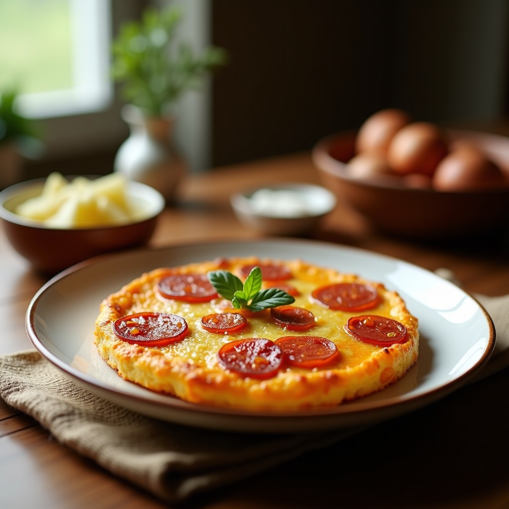 Tortilla de Patatas con Cebolla Caramelizada y Chorizo: La Receta Tradicional Jugosa y Llena de Sabor