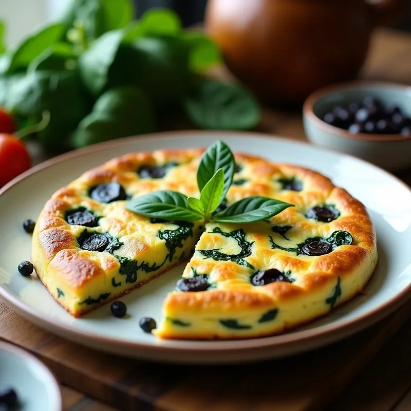 Tortilla de Espinacas y Ajo Negro: Receta en Thermomix Sin Aceite y Ultracremosa