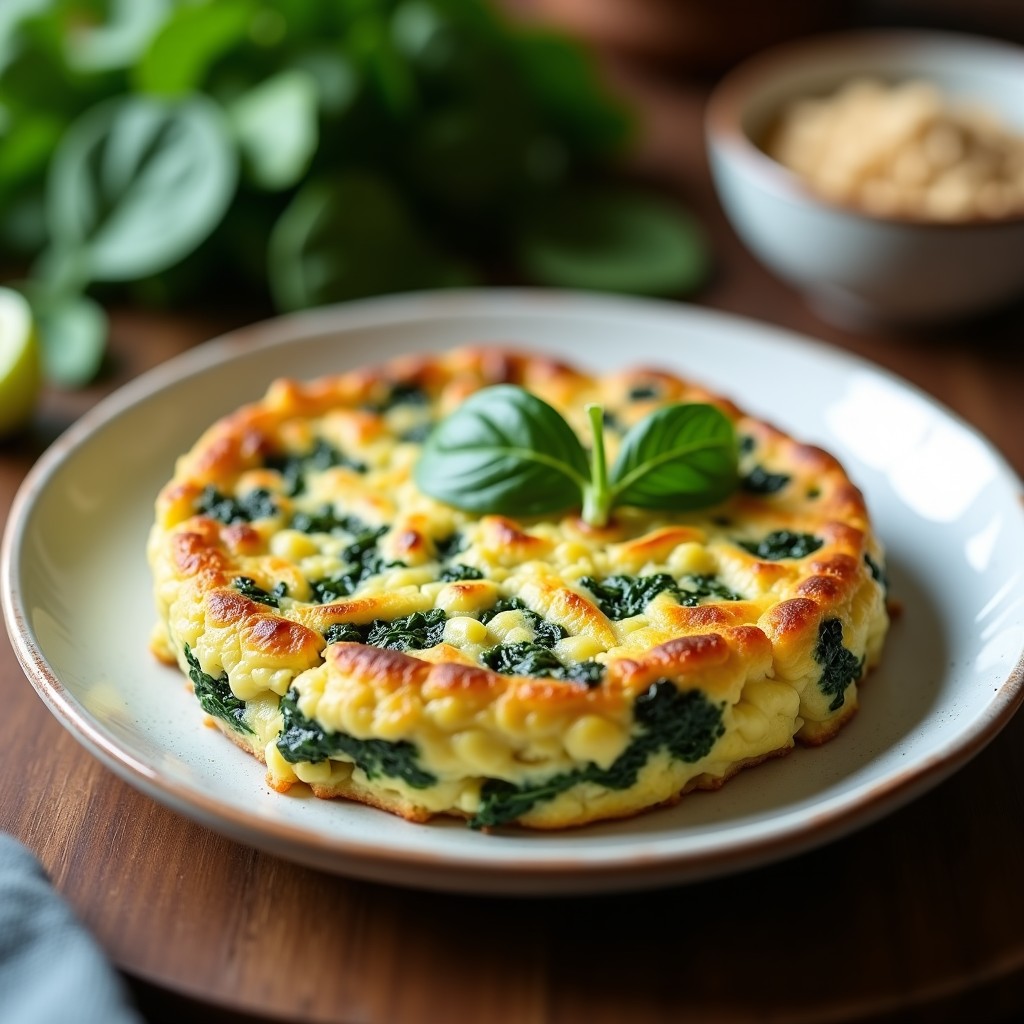 Tortilla de Espinacas y Quinoa: Receta Sin Aceite en Airfryer y Alta en Proteína