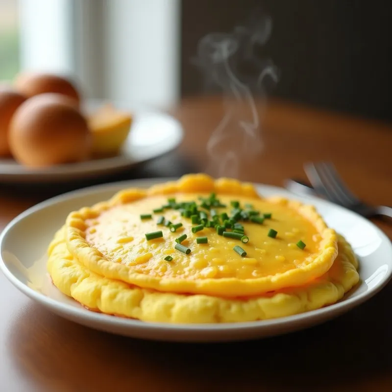 Tortilla Francesa Esponjosa: Receta en Microondas sin Aceite en 5 Minutos