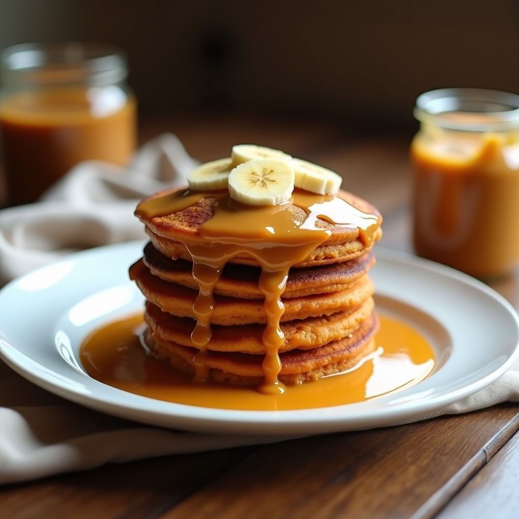 Tortitas de Boniato y Cacahuete: Desayuno Sin Harina y Alta en Energía