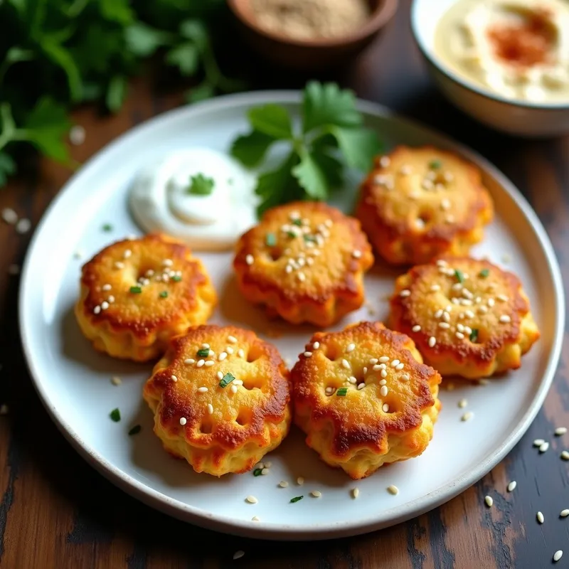 Tortitas de Garbanzo Especiadas: Receta Crujiente en Airfryer sin Aceite