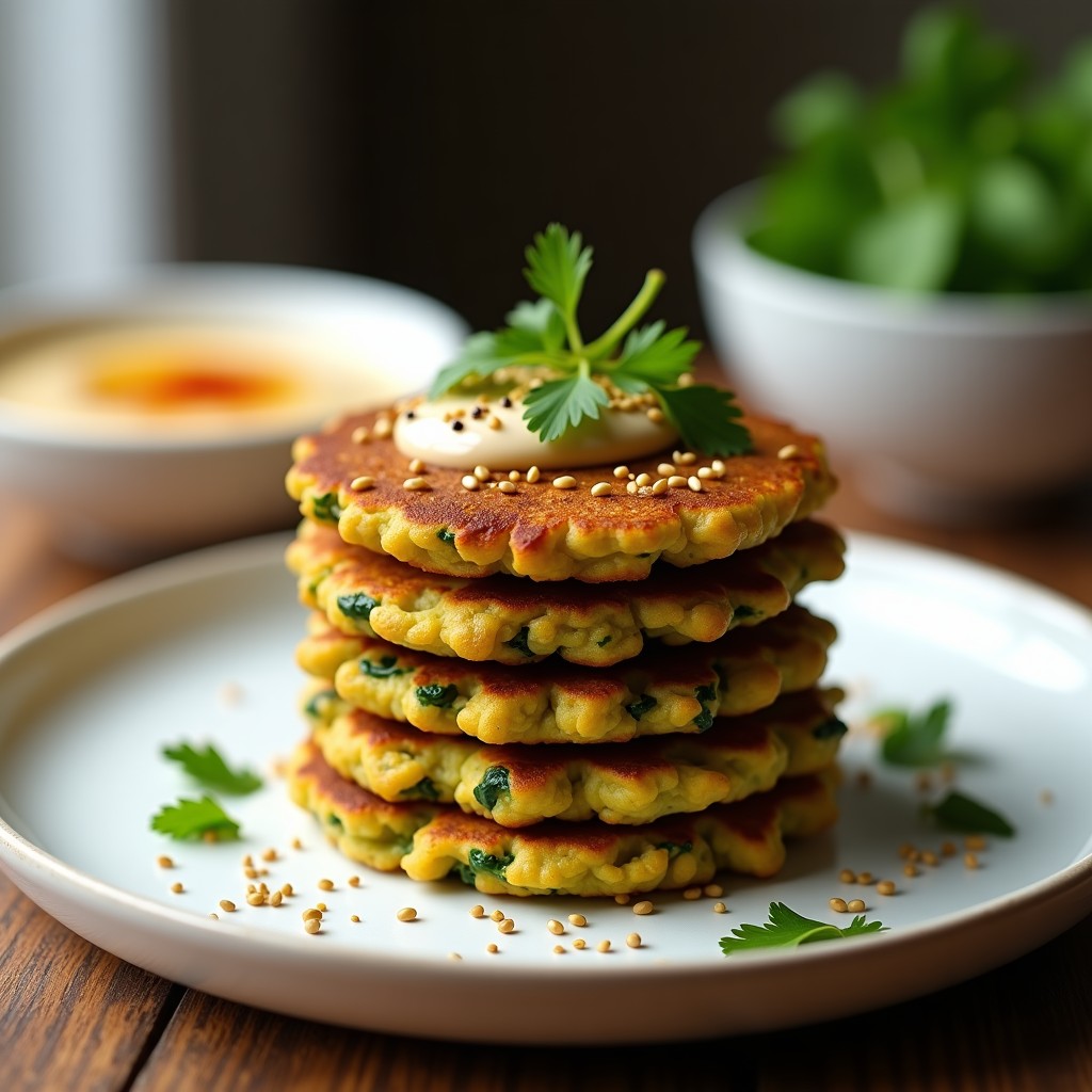 Tortitas de Espinacas y Garbanzo: Receta Sin Huevo Alta en Proteína en 20 Minutos