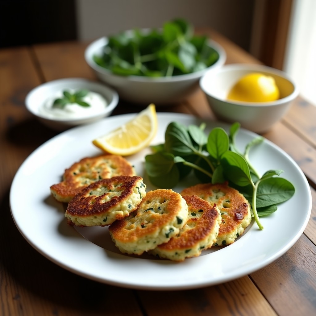 Tortitas de Espinacas y Queso Halloumi: Desayuno Keto Crujiente en Sartén