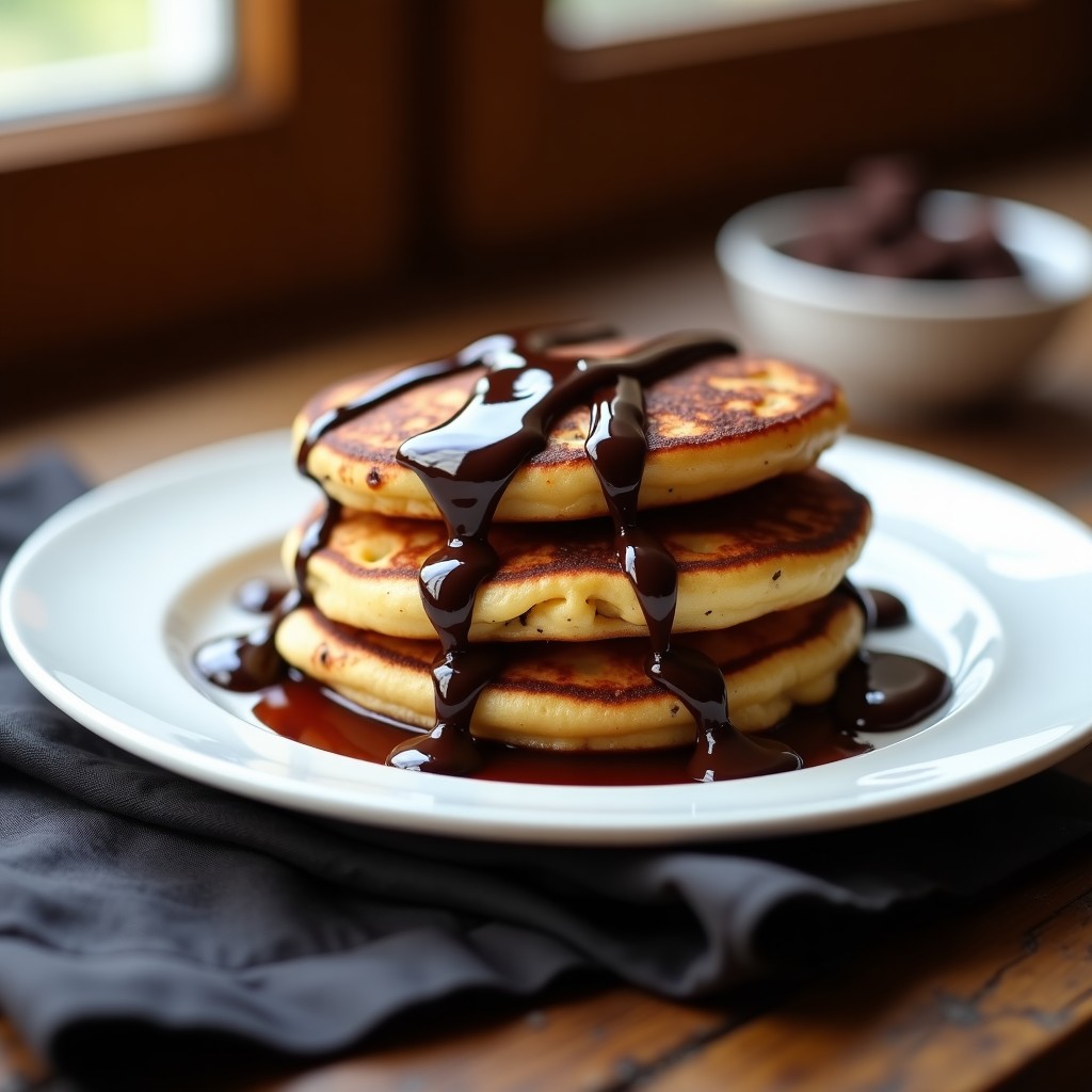 Tortitas de Harina de Castaña y Chocolate 100%: Desayuno Keto Sin Gluten en Airfryer