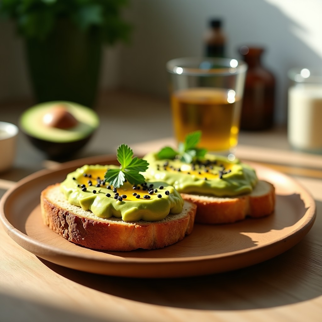 Tosta de Pan de Espelta con Aguacate y Semillas de Amapola: Desayuno Keto en 10 Minutos