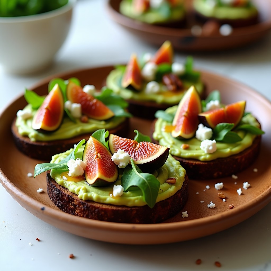 Tostadas de Aguacate y Higos Caramelizados: Receta Dulce-Salada en 10 Minutos