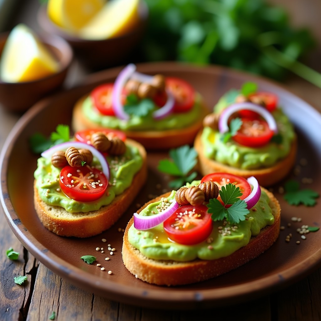 Tostadas de Pan de Insectos con Aguacate: Receta Sostenible y Alta en Proteína