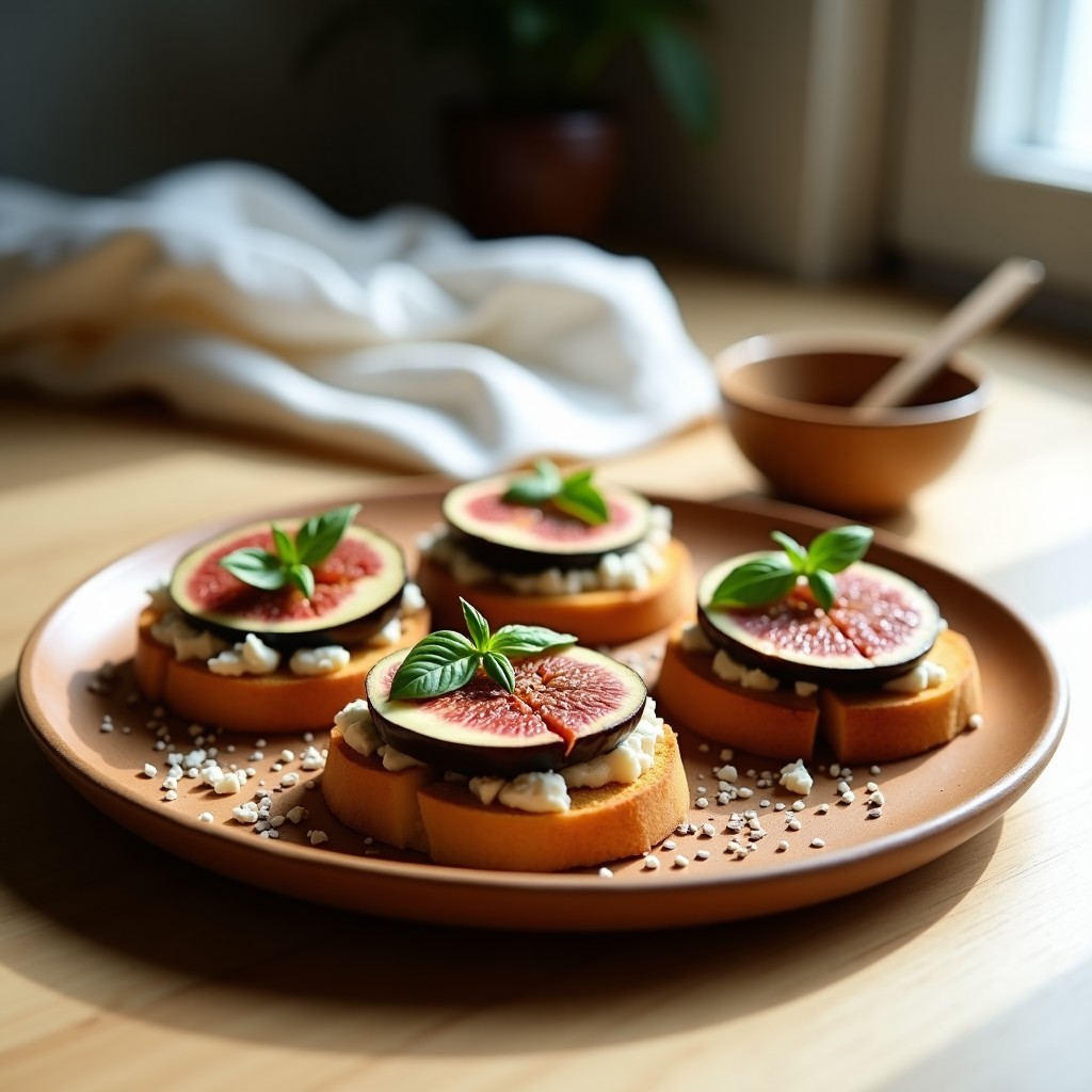Tostadas de Pan de Yuca con Higos y Queso de Cabra: Desayuno Colombiano Keto y Sin Lactosa