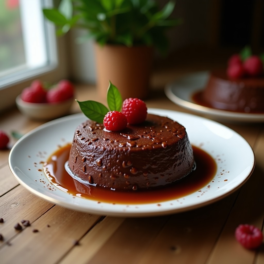 Trufas negras caseras con chocolate 70% rebozadas en cacao, servidas en cápsulas de papel dorado sobre una bandeja de madera rústica.