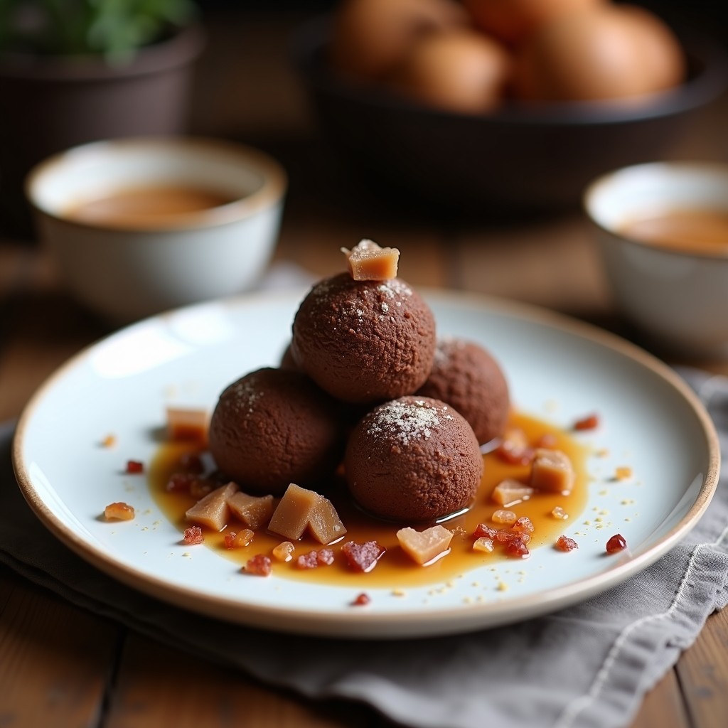 Trufas de Cacao y Almendras: Postre Vegano Sin Azúcar y Rico en Magnesio