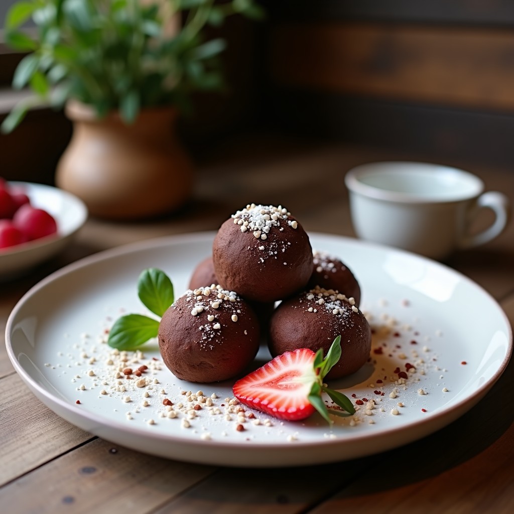 Trufas de Cacao y Avellanas: Postre Keto Sin Azúcar y Rica en Grasas Saludables